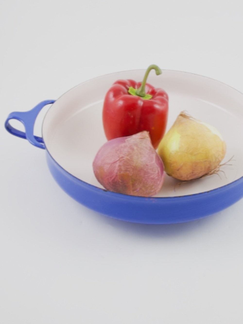 Vintage Dansk Itn'l Designs LTD France IHQ Kobenstyle 10" Blue Enamel Paella Pan